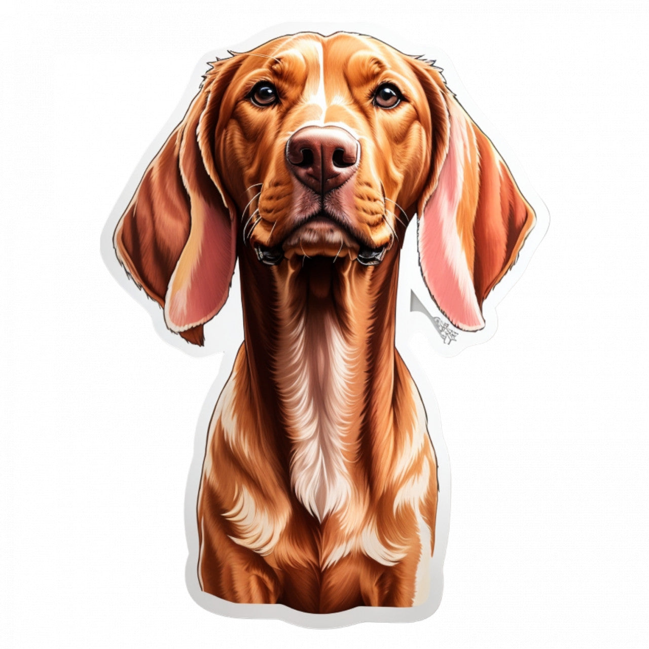 Set 12 bucati, Sticker decorativ, Caine Visla, Rezistent la apa, NO3711, 6 cm, Multicolor