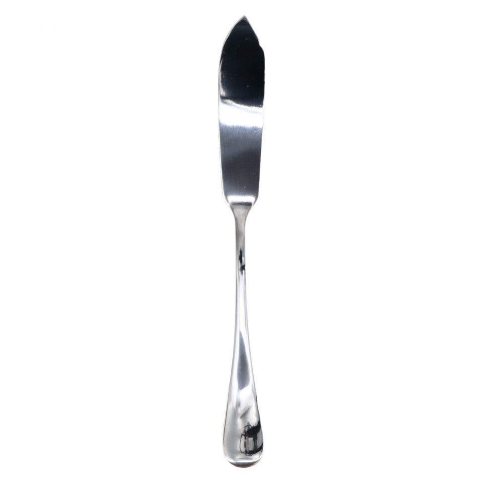 Set 2 buc, cutit de peste, Inoxidabil, 20 x 2 cm, Argintiu