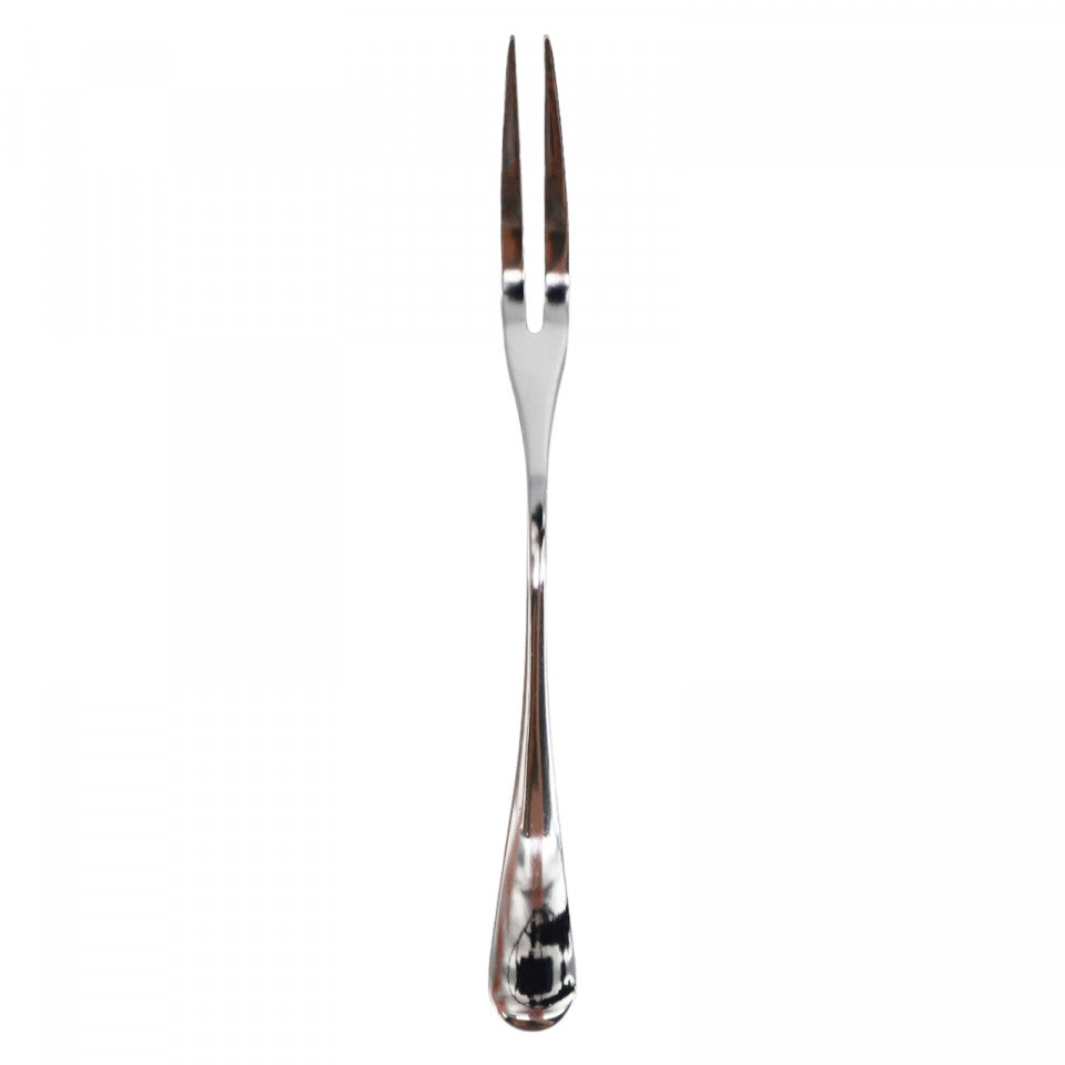 Set 2 buc, furculita fructe, Inox, 13 cm, Argintiu