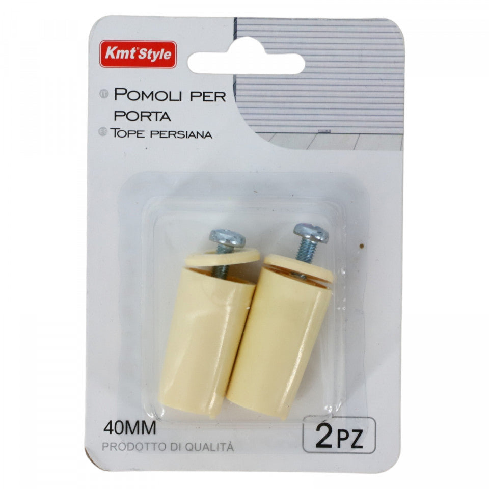 Set 2 bucati, Opritor usa, NO432, 40 mm, Alb