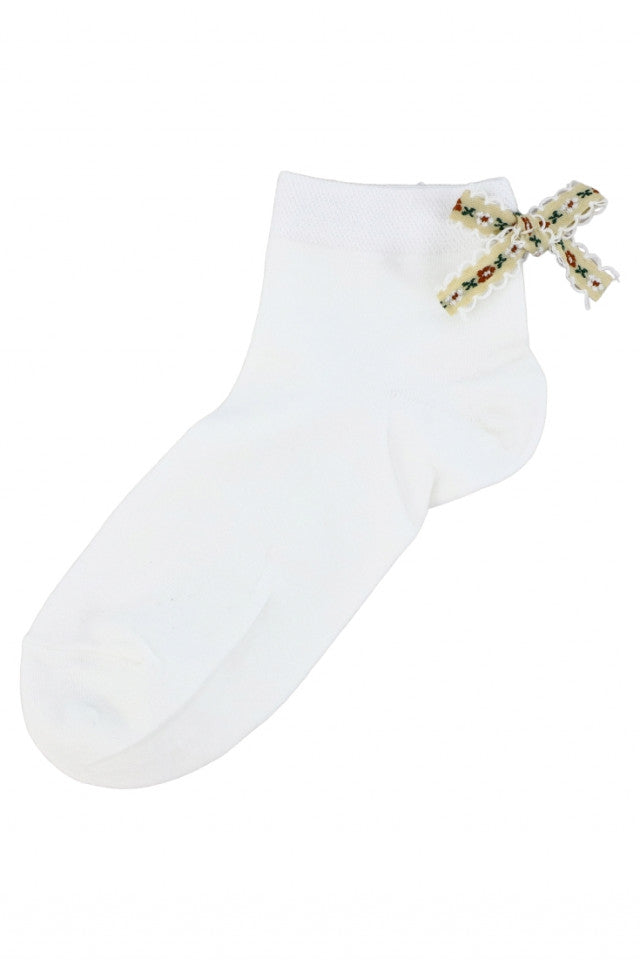 Set 2 bucati, Sosete dama, 95% Bumbac, Funda, NO4999, 36-41, Alb