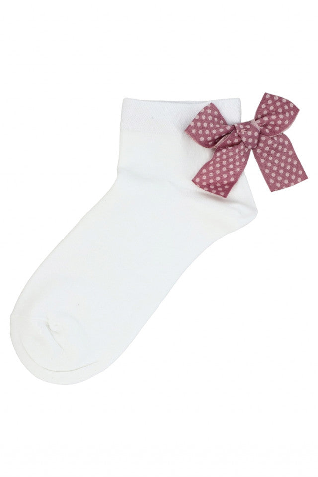 Set 2 bucati, Sosete dama, 95% Bumbac, Funda, NO5000, 36-41, Alb