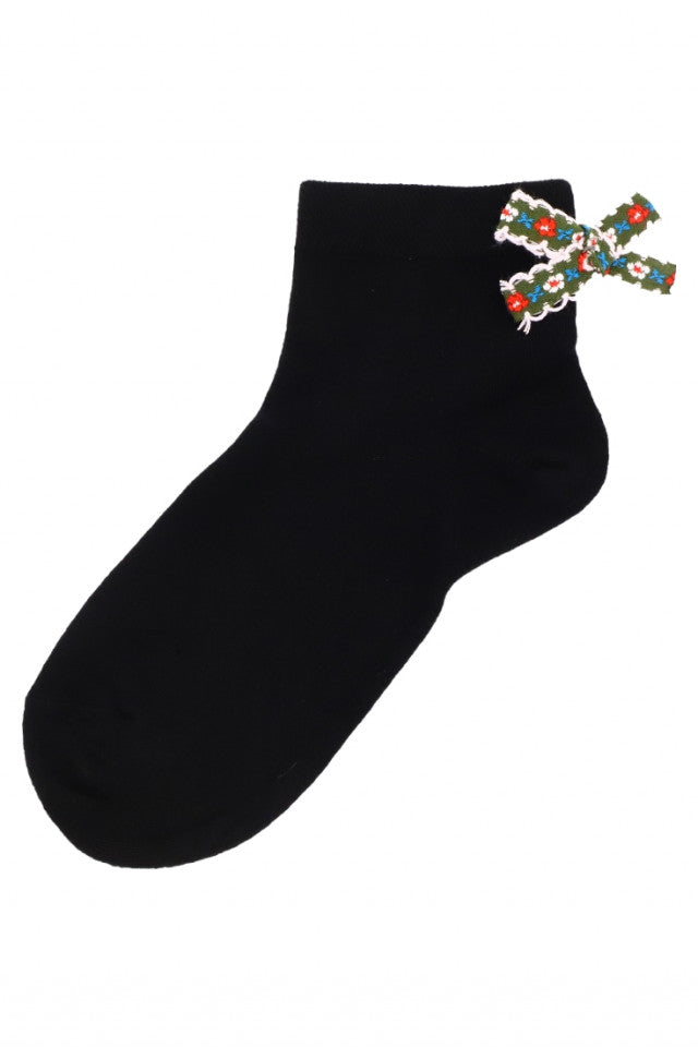 Set 2 bucati, Sosete dama, 95% Bumbac, Funda, NO5004, 36-41, Negru