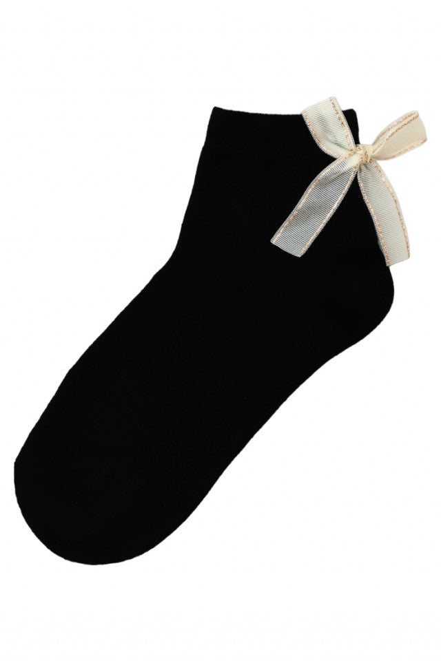 Set 2 bucati, Sosete dama, 95% Bumbac, Funda, NO5013, 36-41, Negru