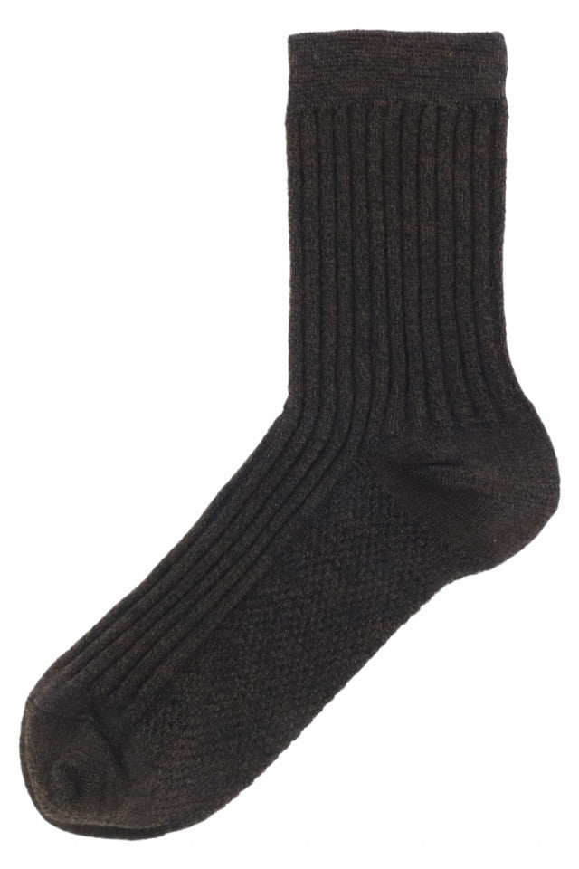 Set 2 bucati, Sosete Dama lungi, 95% bumbac, 36 - 41, NO3223, Maro