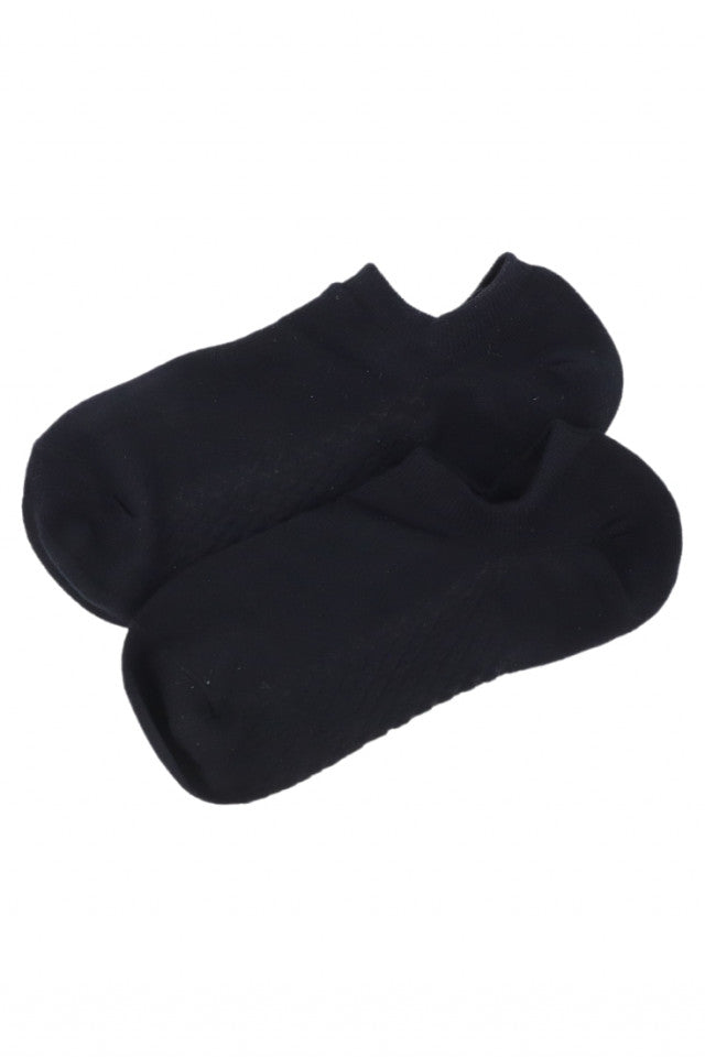 Set 2 bucati, Sosete dama, scurte, 95% Bumbac, NO1021, 36-41, Negru