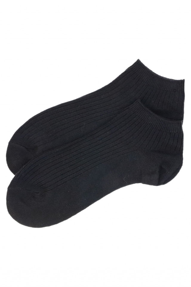 Set 2 bucati, Sosete dama, scurte, 95% Bumbac, NO4011, marime 36-41, Negru