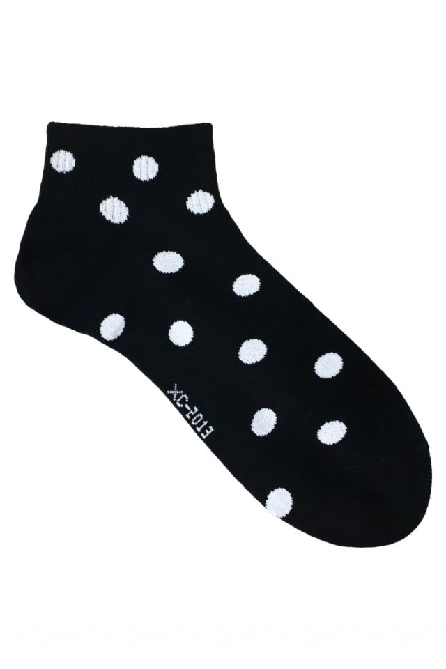 Set 2 bucati, Sosete dama, scurte, 95% Bumbac, NO826, 35 - 40, Negru