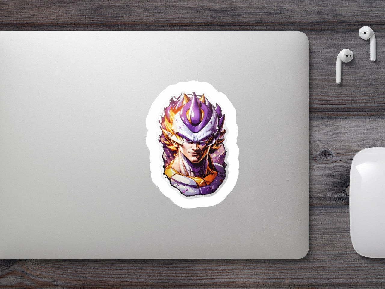 Set 2 bucati, Sticker decorativ, Dragon ball Frieza, Rezistent la apa, NO6772, 16 cm, Multicolor