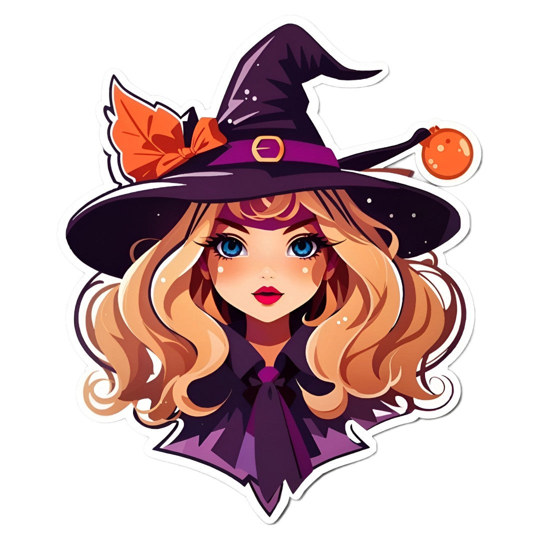 Set 2 bucati, Sticker decorativ, Mica vrajitoare, Rezistent la apa, NO6675, 16 cm, Multicolor