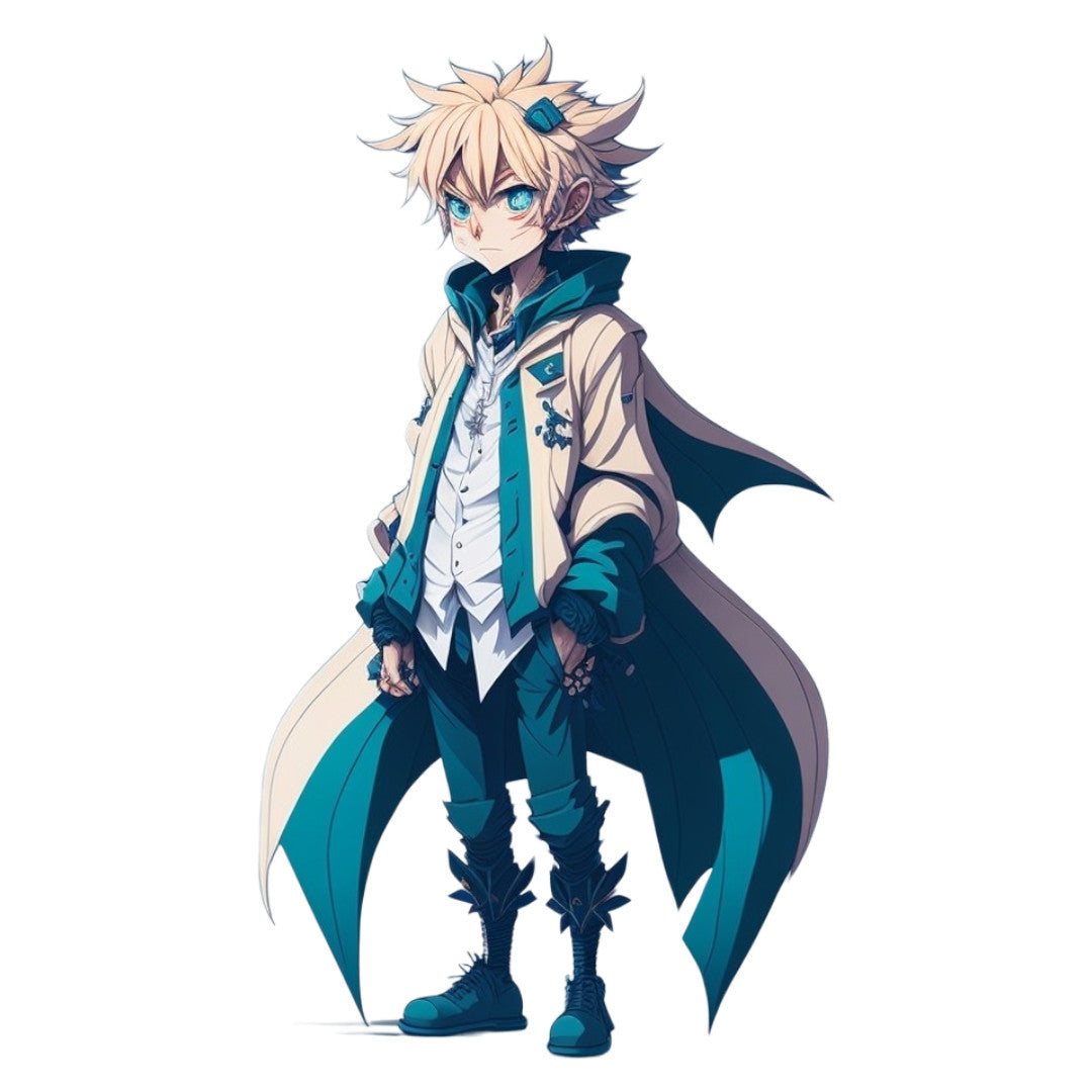 Set 2 bucati, Sticker decorativ, Micul print, Rezistent la apa, NO6972, 16 cm, Multicolor