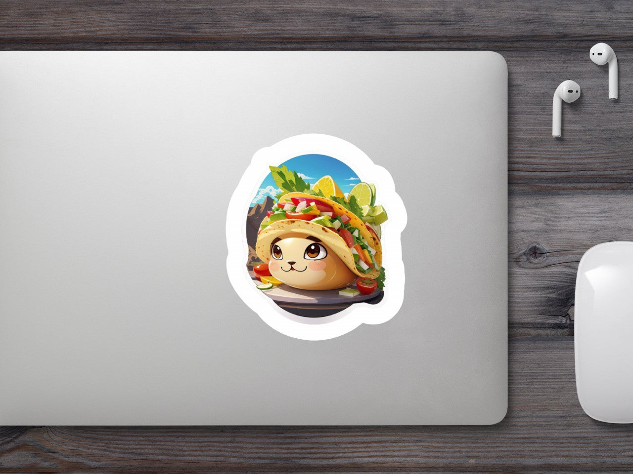 Set 2 bucati, Sticker decorativ, Tako, Rezistent la apa, NO6898, 16 cm, Multicolor