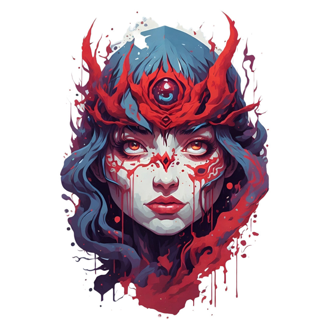 Set 2 bucati, Sticker decorativ, Zeita durerii, Rezistent la apa, NO6226, 16 cm, Multicolor