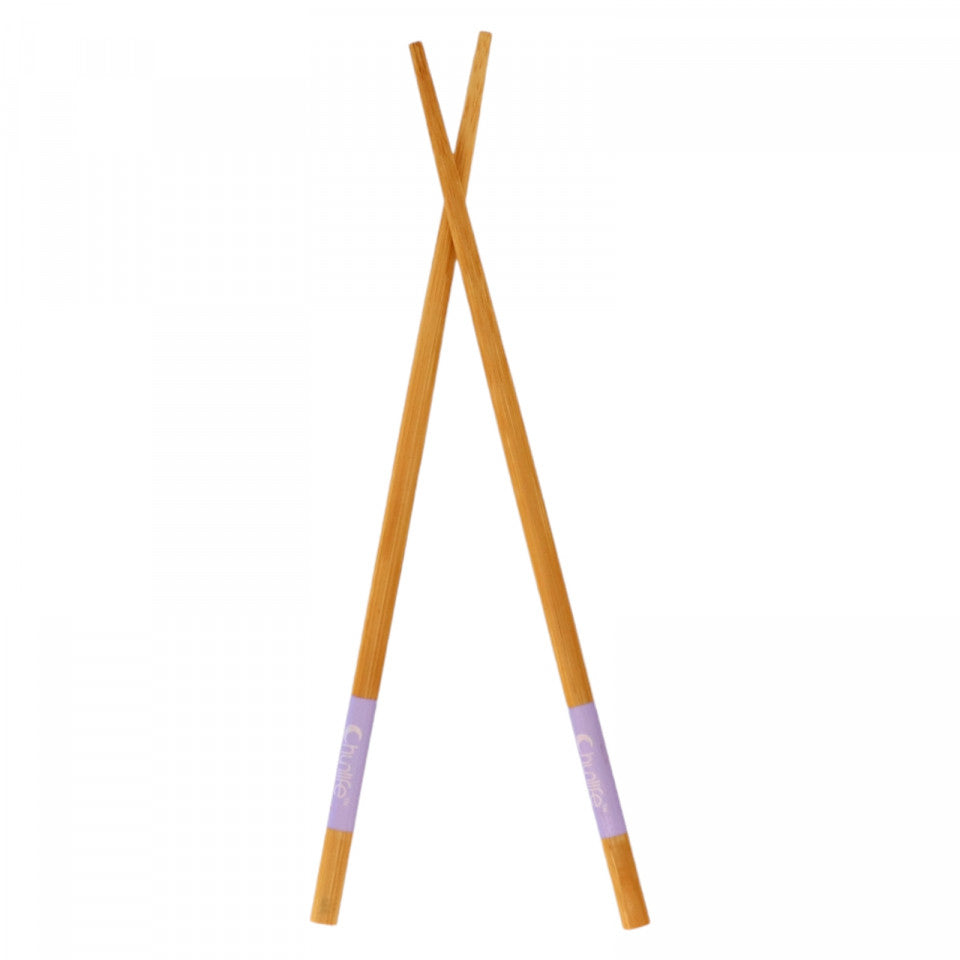 Set 20 bucati, Betisoare din bambus pentru servire / Sushi, NO1897, 24 cm, Maro