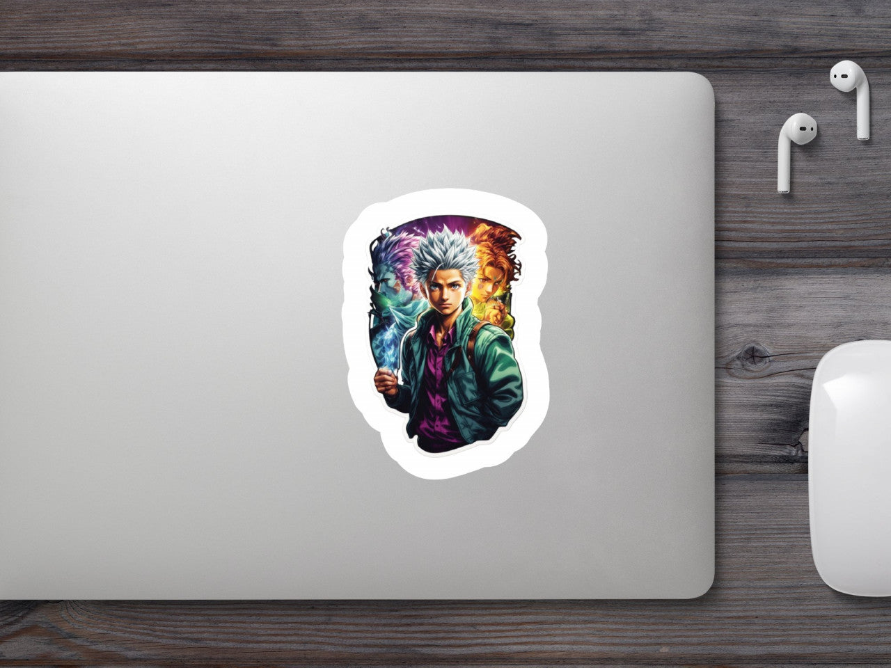 Set 3 bucati, Sticker decorativ, Baiat cu rucsac, Rezistent la apa, NO2325, 6 cm, Multicolor