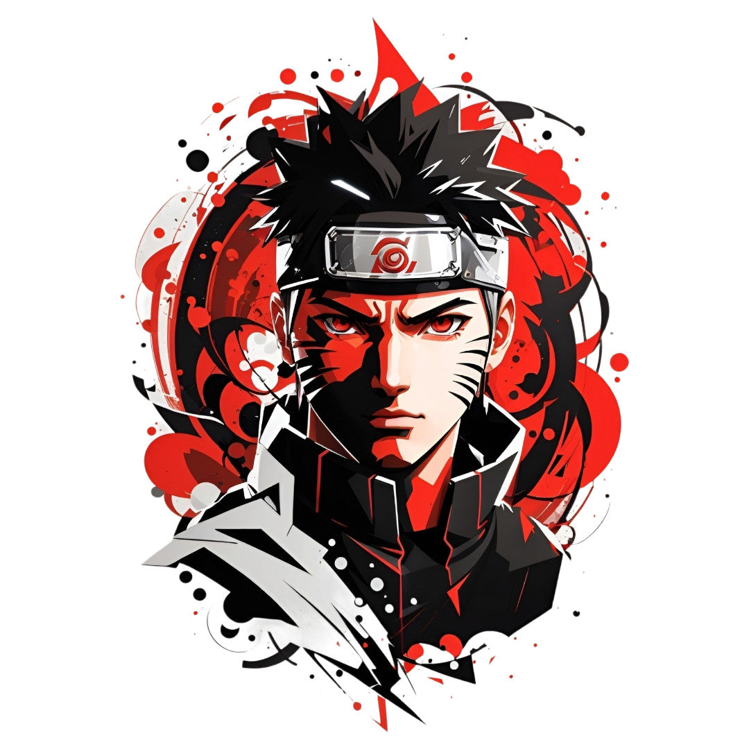 Set 3 bucati, Sticker decorativ, Naruto, Rezistent la apa, NO1616, 6 cm, Multicolor