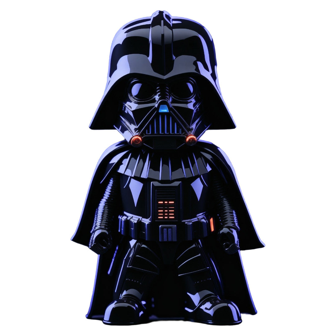 Set 3 bucati, Sticker decorativ, Star Wars Darth Vader, Rezistent la apa, NO1438, 6 cm, Multicolor