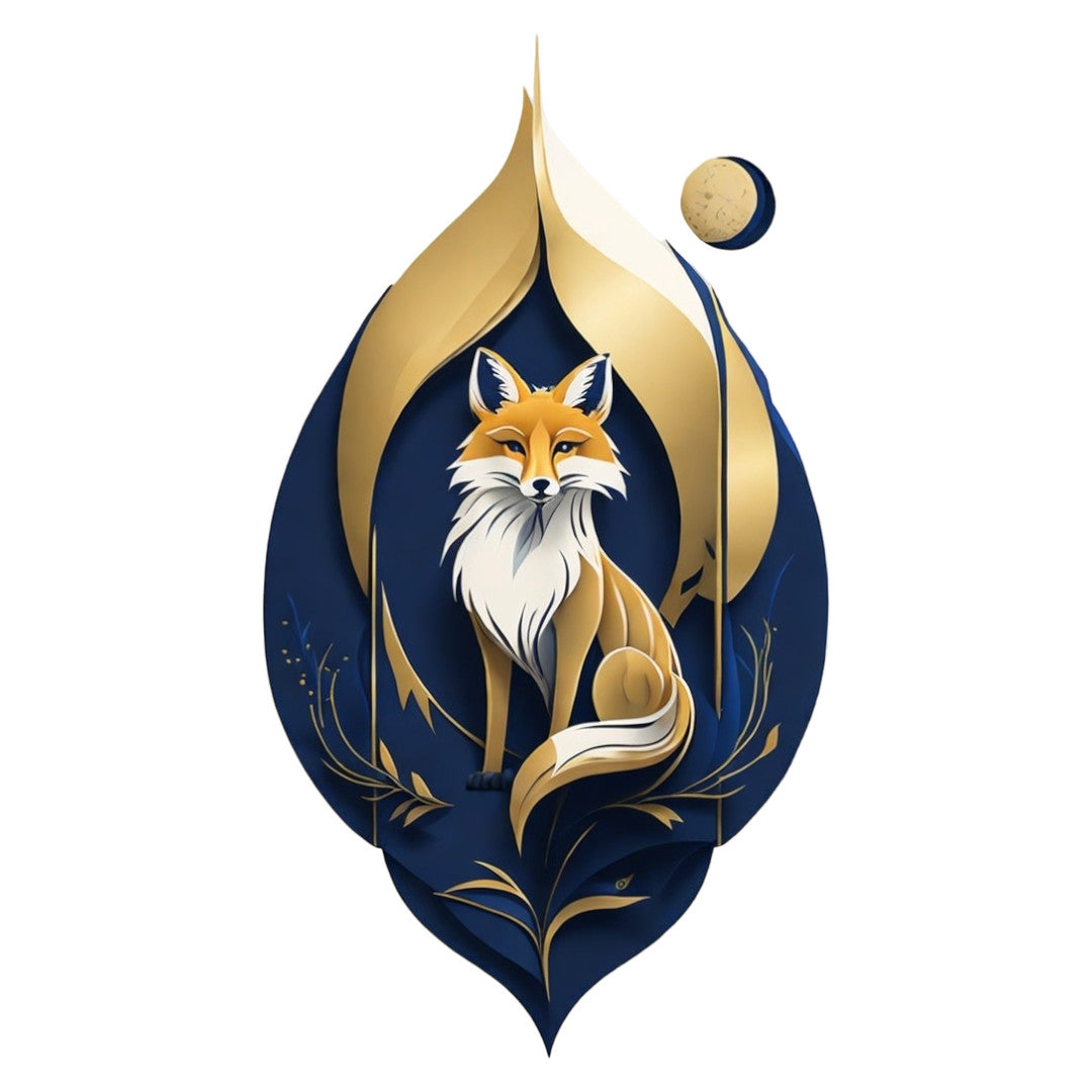 Set 3 bucati, Sticker decorativ, Vulpea cea sireata, Rezistent la apa, NO2278, 6 cm, Multicolor