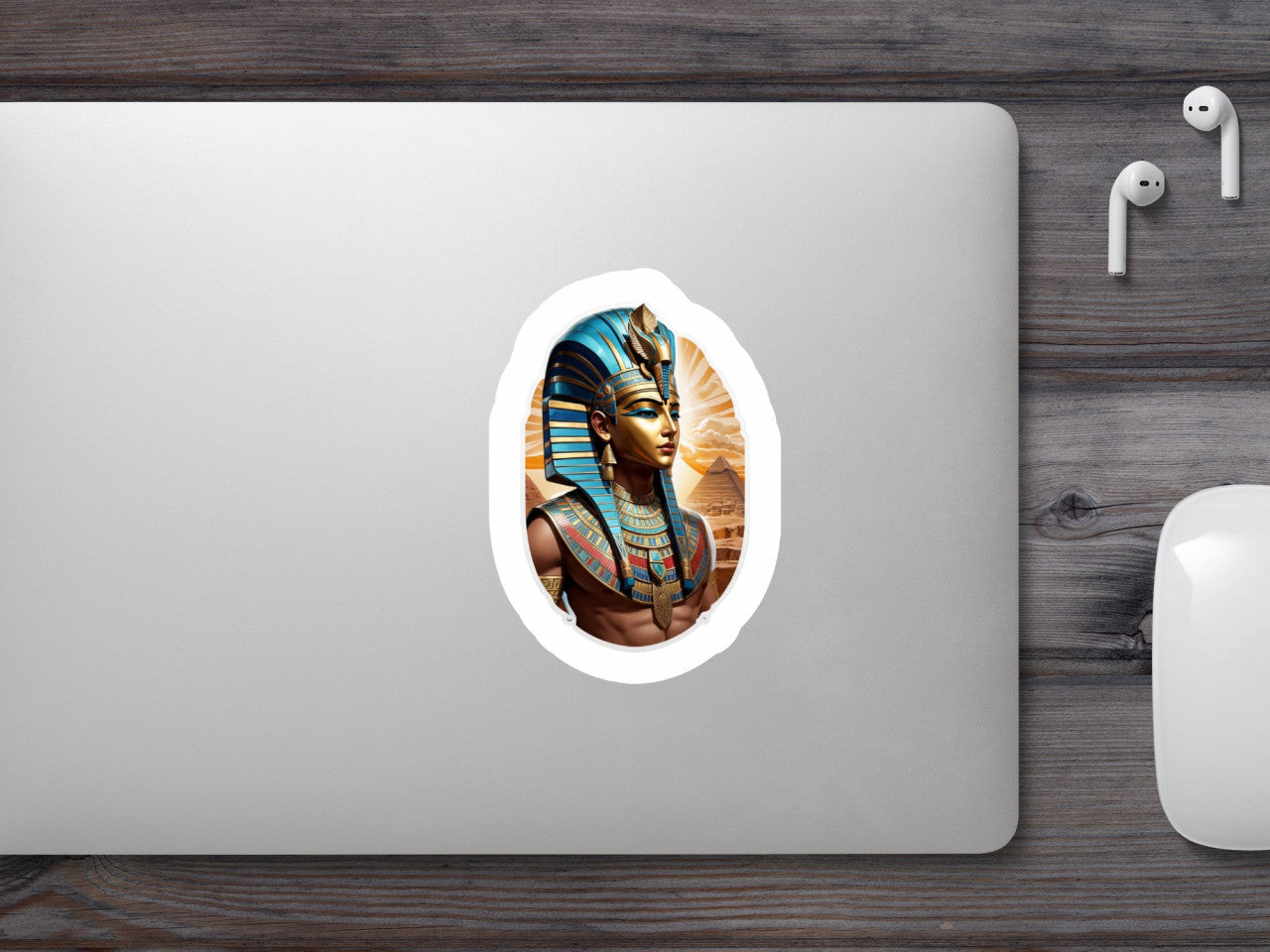 Set 3 bucati, Sticker decorativ, Zeita Atena, Rezistent la apa, NO126, 6 cm, Multicolor