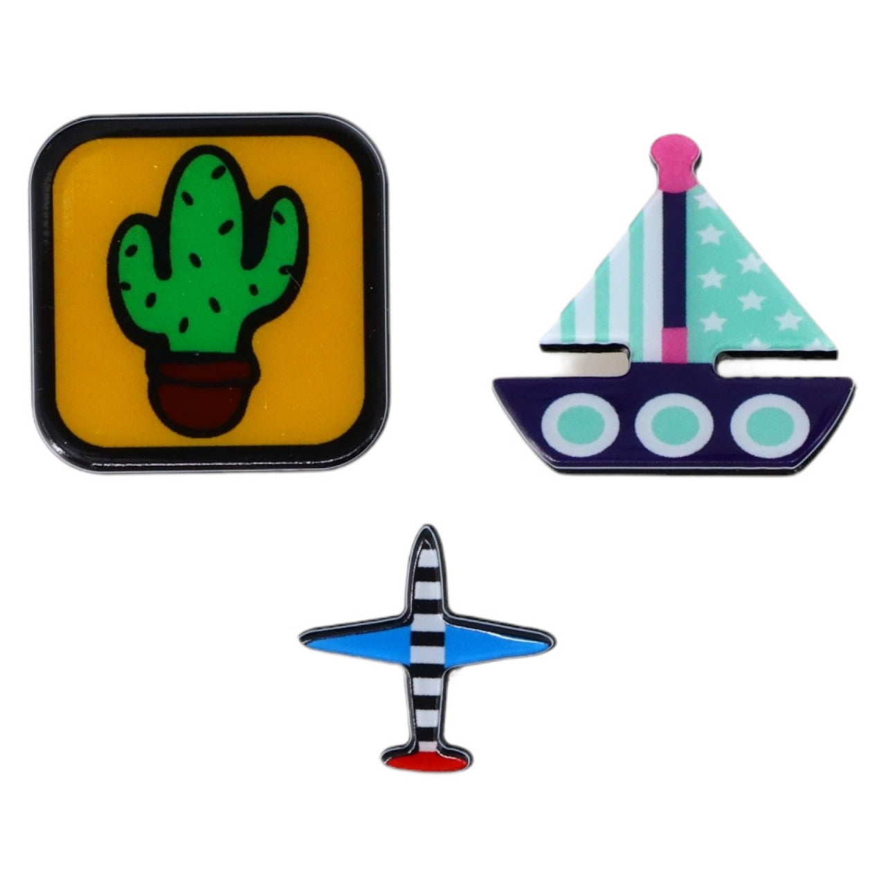 Set 3 insigne, Avion, NO4246, Multicolor