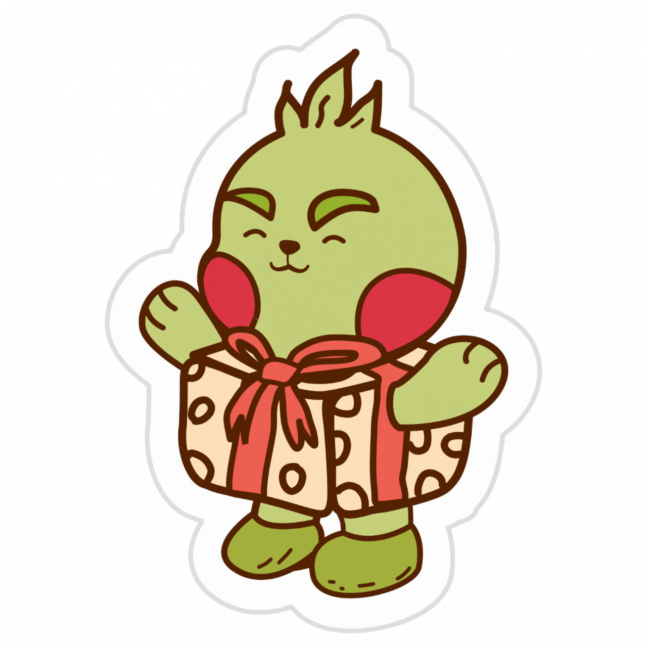 Set 4 bucati, Sticker decorativ, Ahgase the Chubby Bird Cadou, Rezistent la apa, NO7918, 10 cm, Multicolor