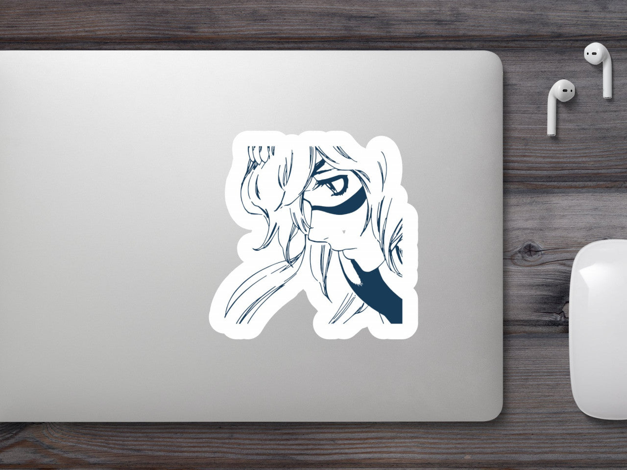 Set 4 bucati, Sticker decorativ, Anime Neliel Bleach, Rezistent la apa, NO7972, 10 cm, Multicolor