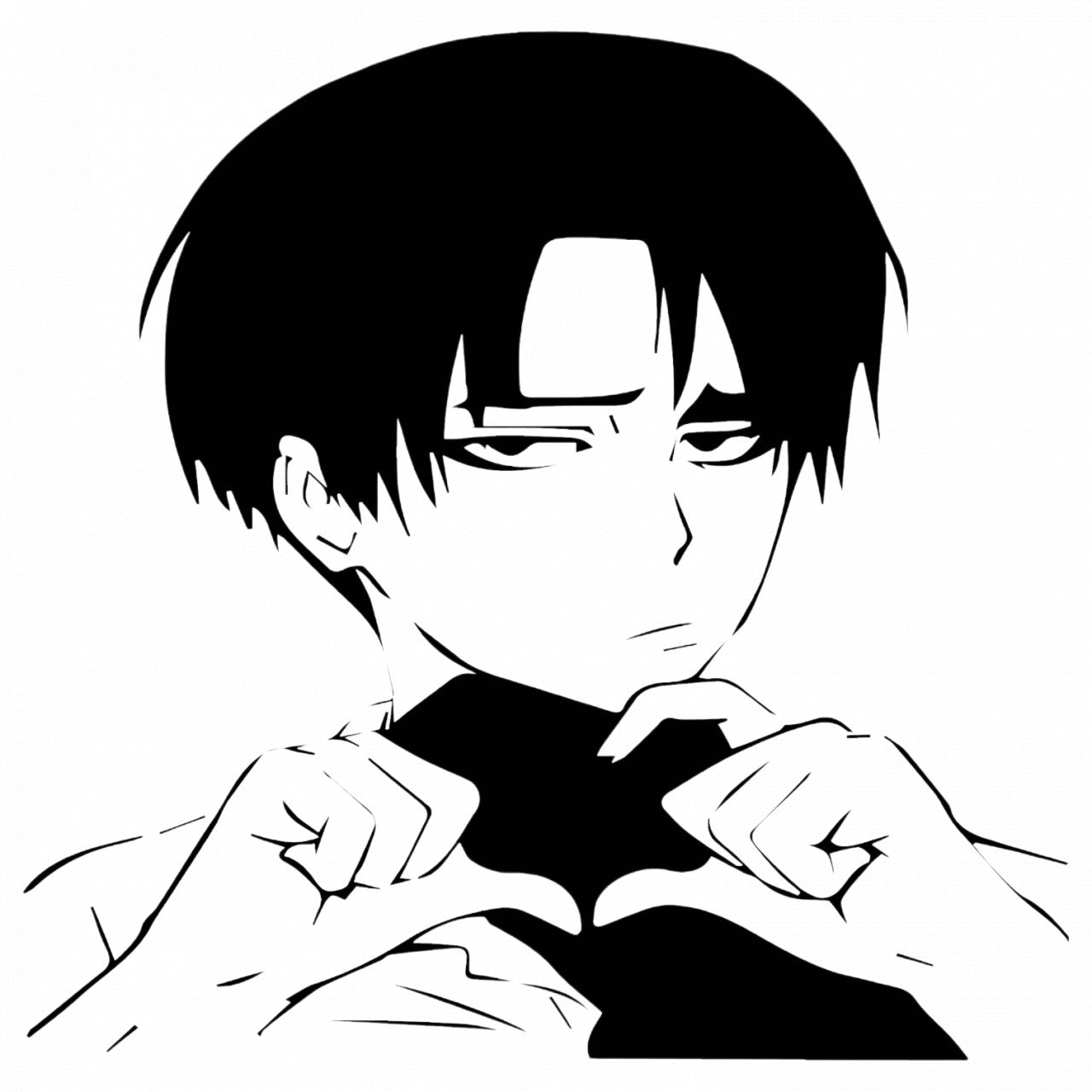 Set 4 bucati, Sticker decorativ, Attack on titan Eren Yager, Rezistent la apa, NO8013, 10 cm, Multicolor