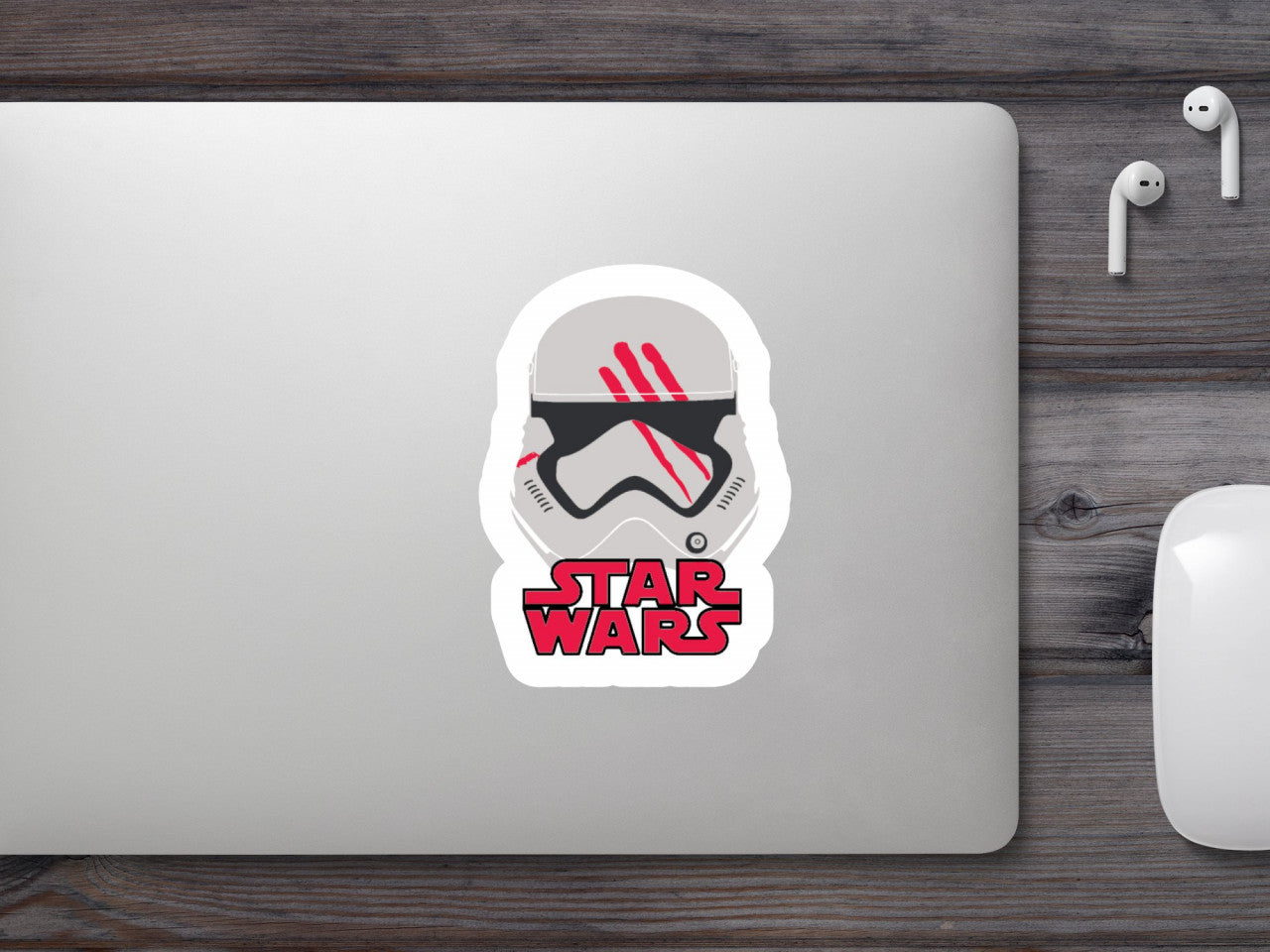 Set 4 bucati, Sticker decorativ, Battlefront Star Wars, Rezistent la apa, NO8077, 10 cm, Multicolor