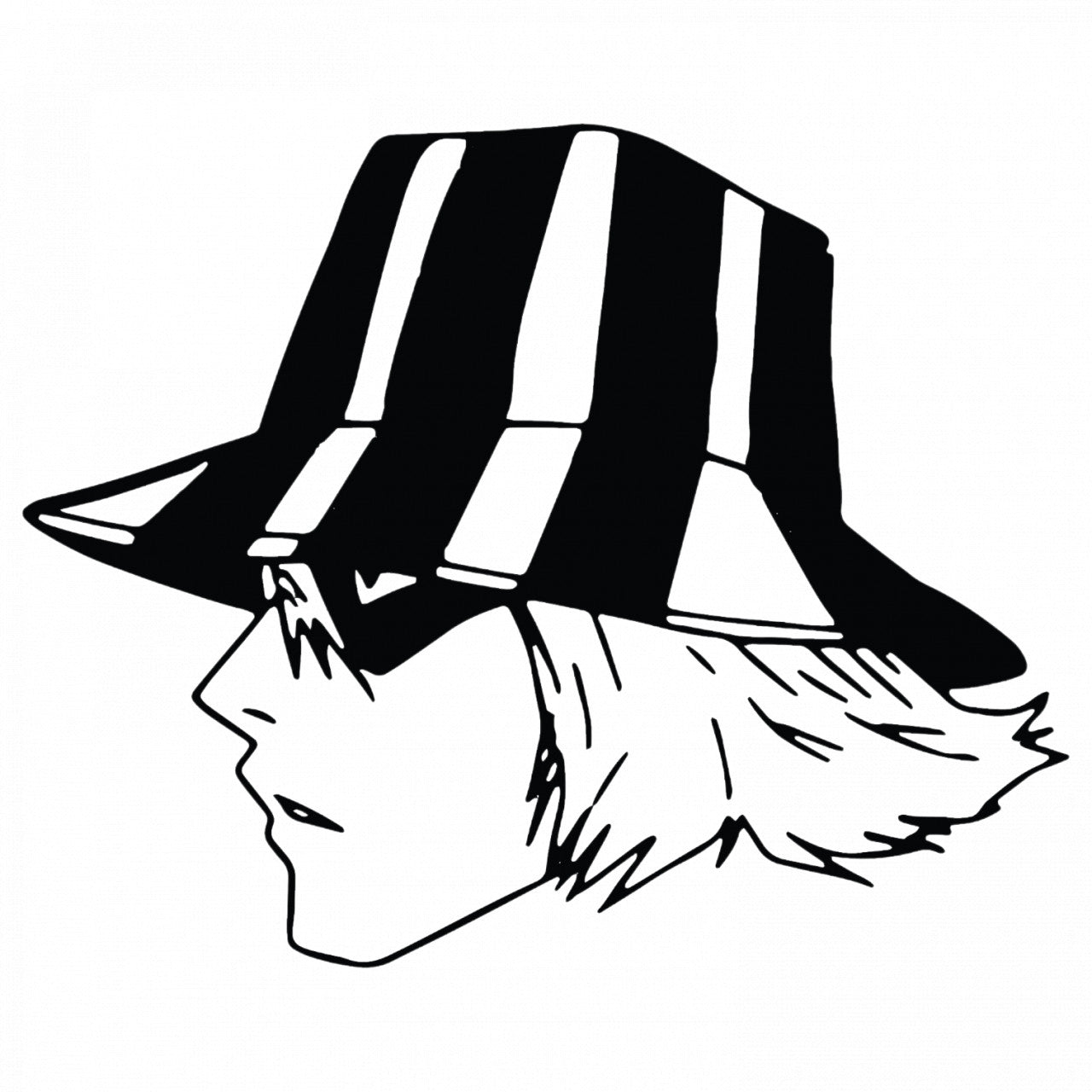 Set 4 bucati, Sticker decorativ, Bleach Kisuke Urahara Anime, Rezistent la apa, NO8576, 10 cm, Multicolor