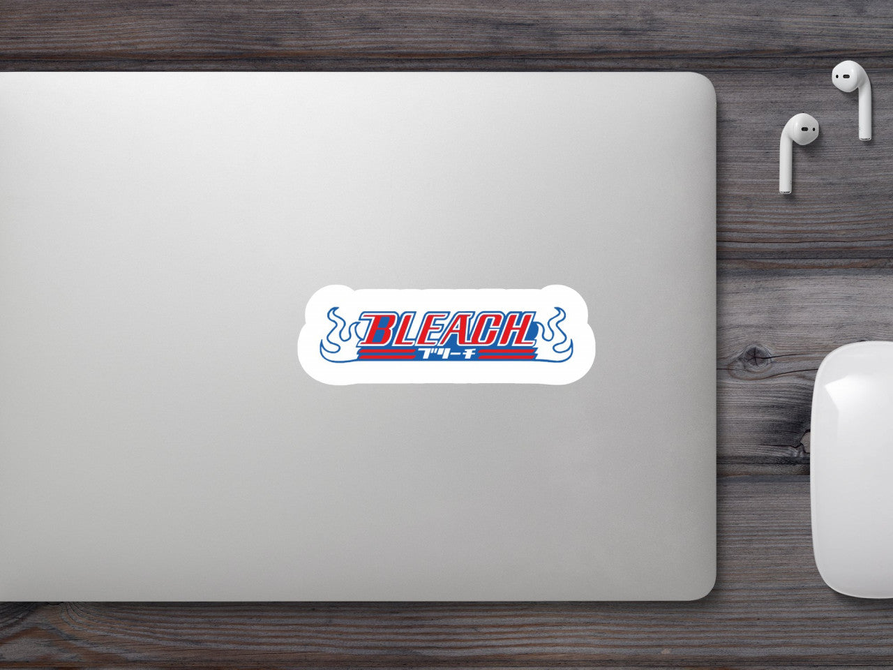 Set 4 bucati, Sticker decorativ, Bleach, Rezistent la apa, NO8584, 10 cm, Multicolor