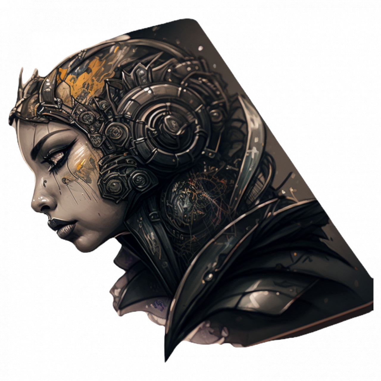 Set 4 bucati, Sticker decorativ, Caiet de schite cu chip de fata digitalizat, Rezistent la apa, NO8685, 10 cm, Multicolor