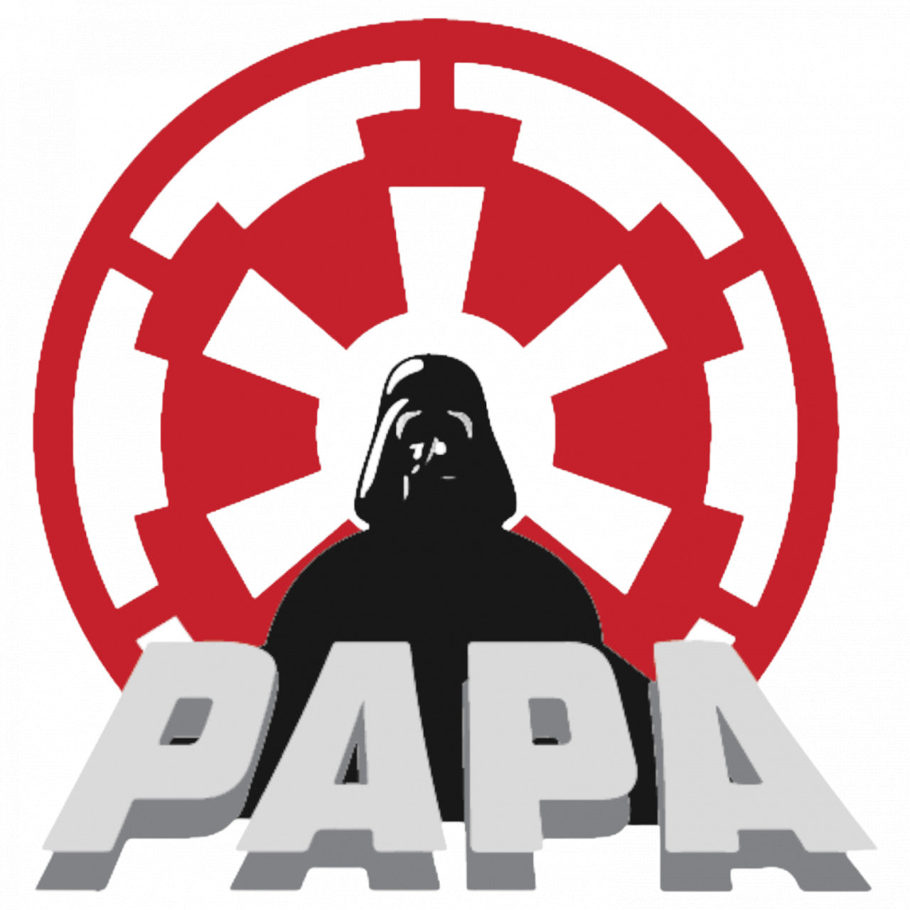 Set 4 bucati, Sticker decorativ, Cel mai bun tata Star Wars, Rezistent la apa, NO8779, 10 cm, Multicolor