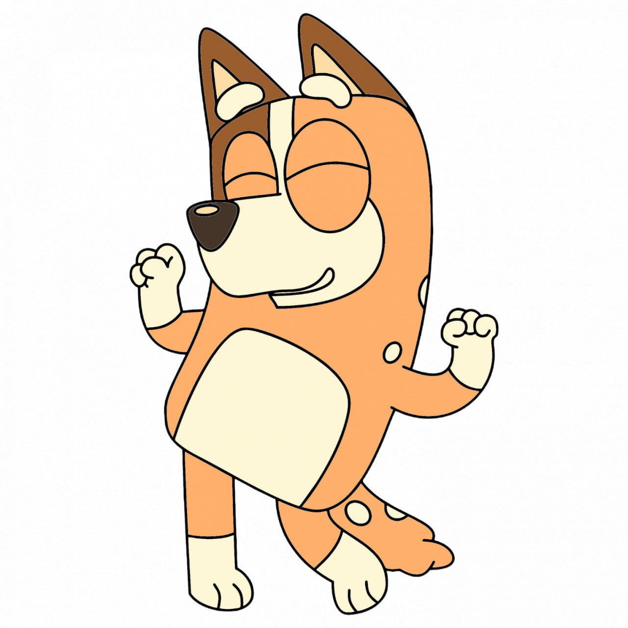 Set 4 bucati, Sticker decorativ, Chilli Heeler, Rezistent la apa, NO8814, 10 cm, Multicolor