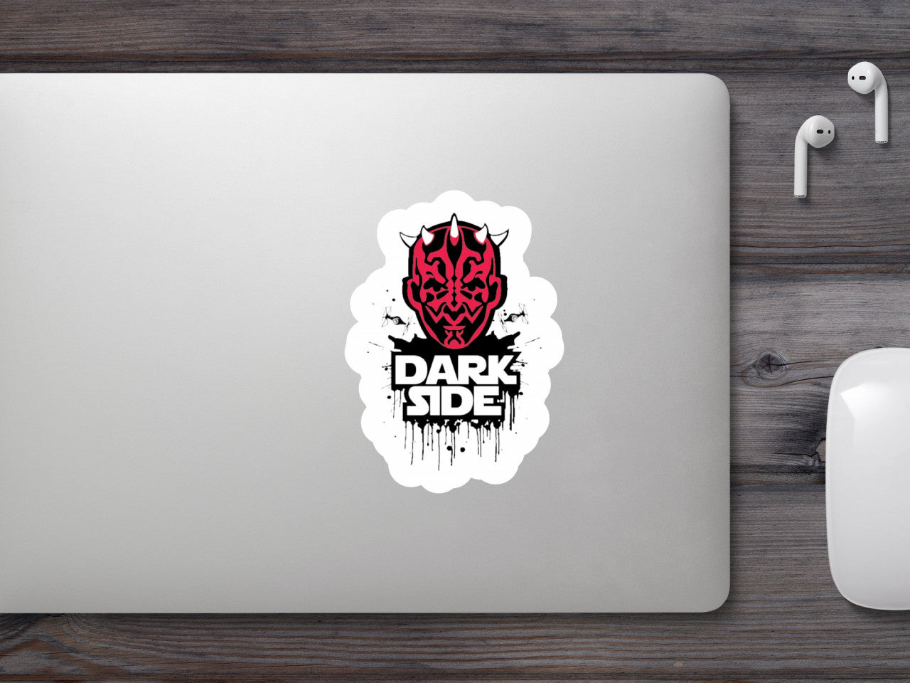 Set 4 bucati, Sticker decorativ, Darth Maul Dark Side, Rezistent la apa, NO8958, 10 cm, Multicolor