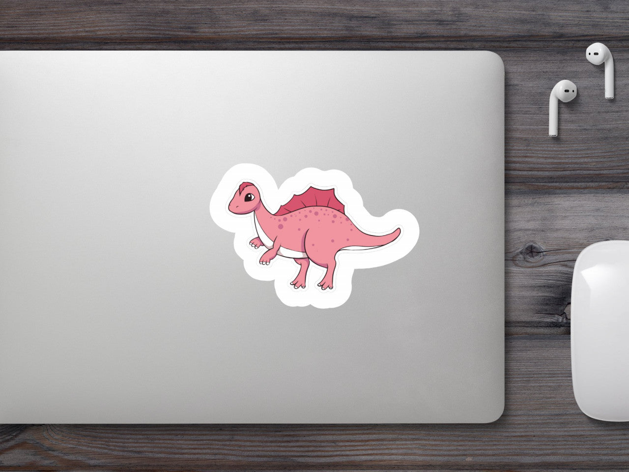 Set 4 bucati, Sticker decorativ, Dinozaur Spinosaurus, Rezistent la apa, NO9017, 10 cm, Multicolor