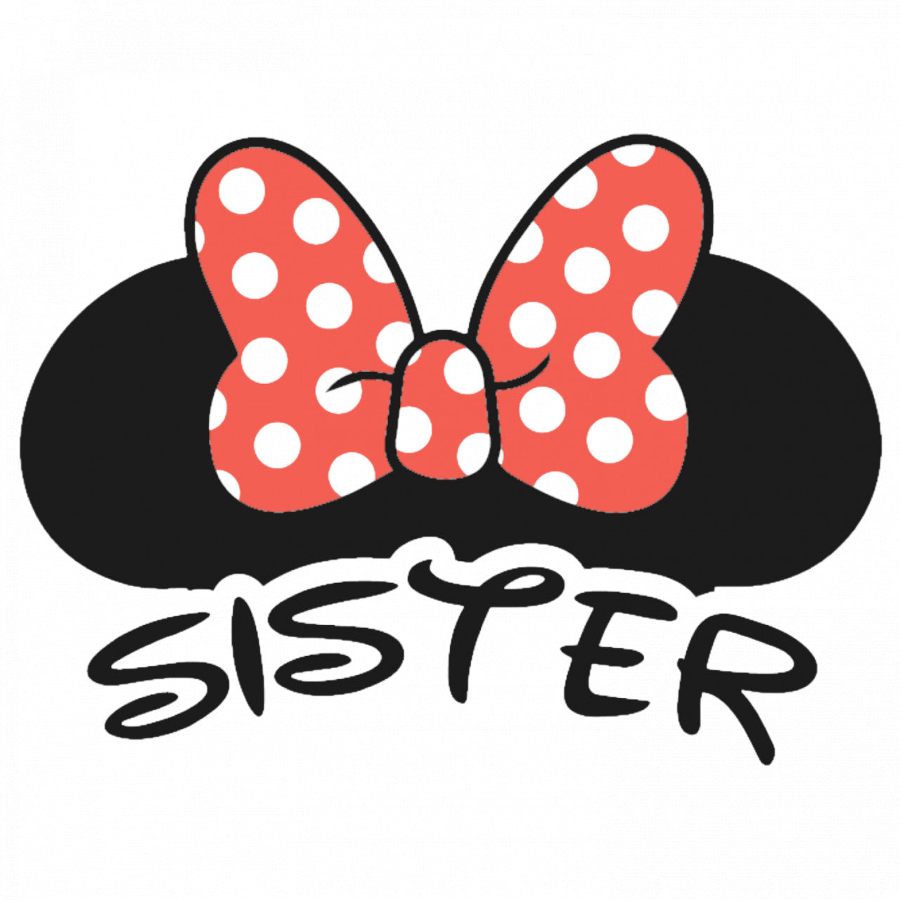 Set 4 bucati, Sticker decorativ, Disney Minnie sister, Rezistent la apa, NO9038, 10 cm, Multicolor