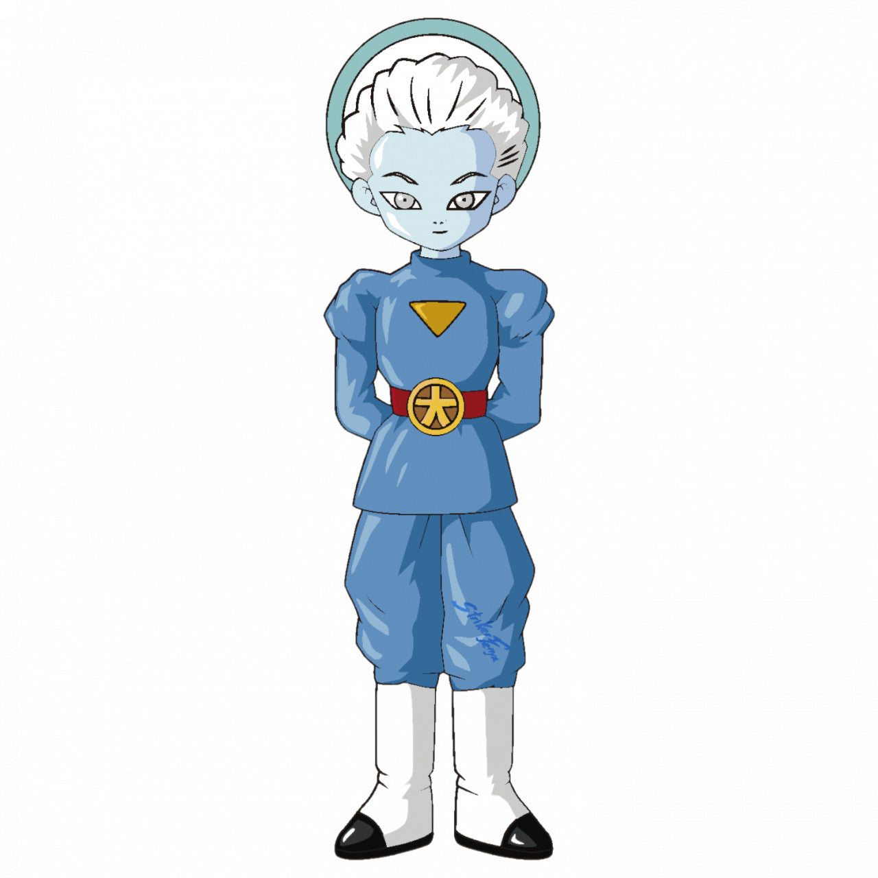 Set 4 bucati, Sticker decorativ, Dragon Ball Daishinkan, Rezistent la apa, NO9108, 10 cm, Multicolor