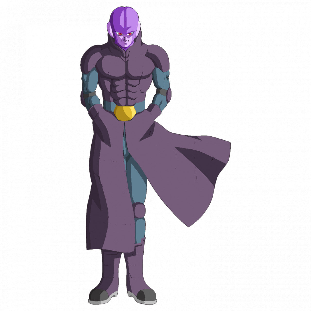 Set 4 bucati, Sticker decorativ, Dragon Ball Hit 3, Rezistent la apa, NO9140, 10 cm, Multicolor