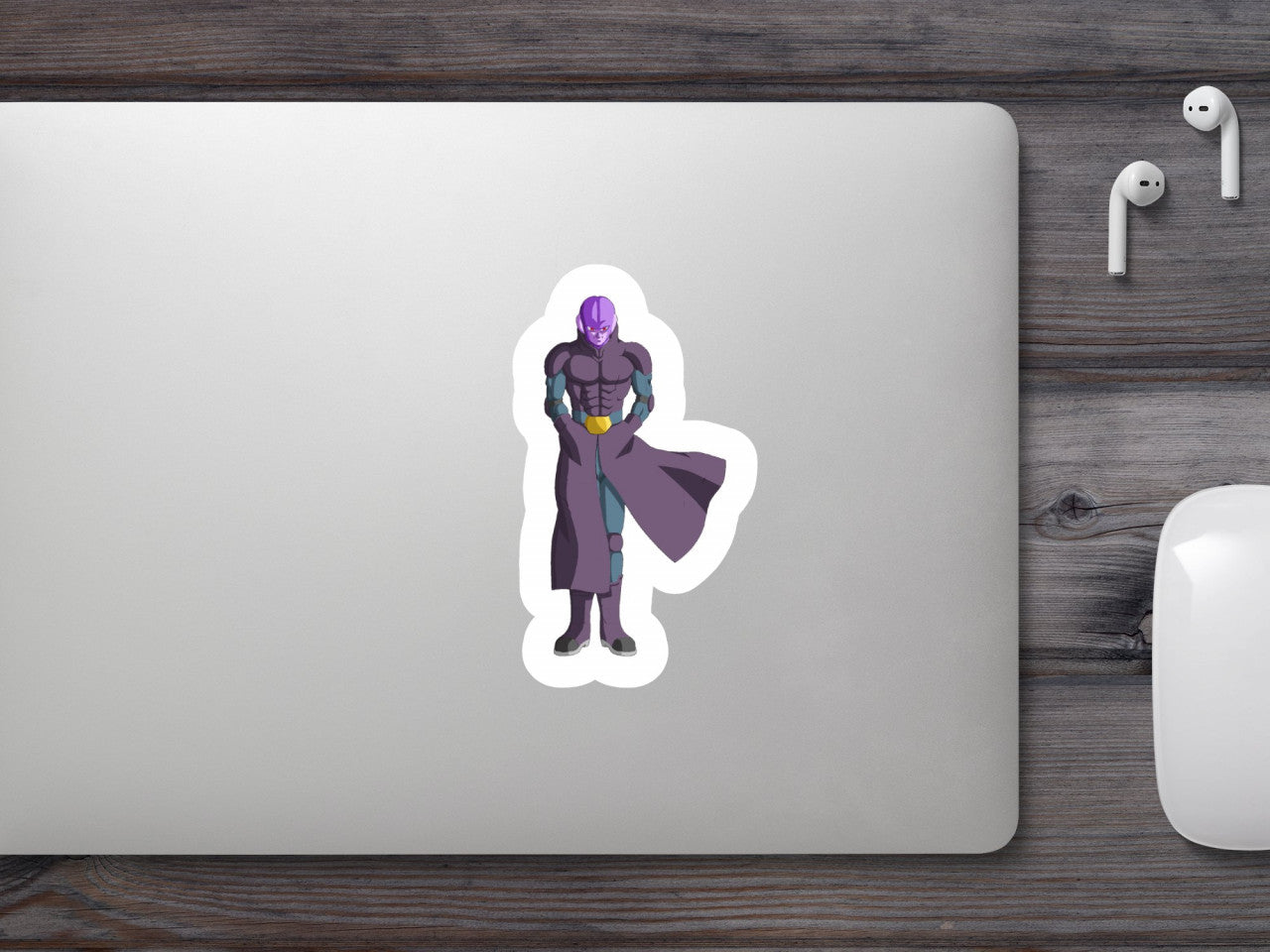 Set 4 bucati, Sticker decorativ, Dragon Ball Hit 3, Rezistent la apa, NO9140, 10 cm, Multicolor