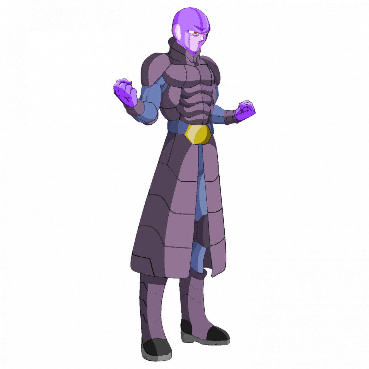 Set 4 bucati, Sticker decorativ, Dragon Ball Hit 6, Rezistent la apa, NO9143, 10 cm, Multicolor