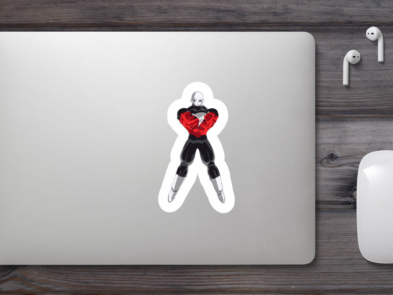 Set 4 bucati, Sticker decorativ, Dragon Ball Jiren 3, Rezistent la apa, NO9150, 10 cm, Multicolor