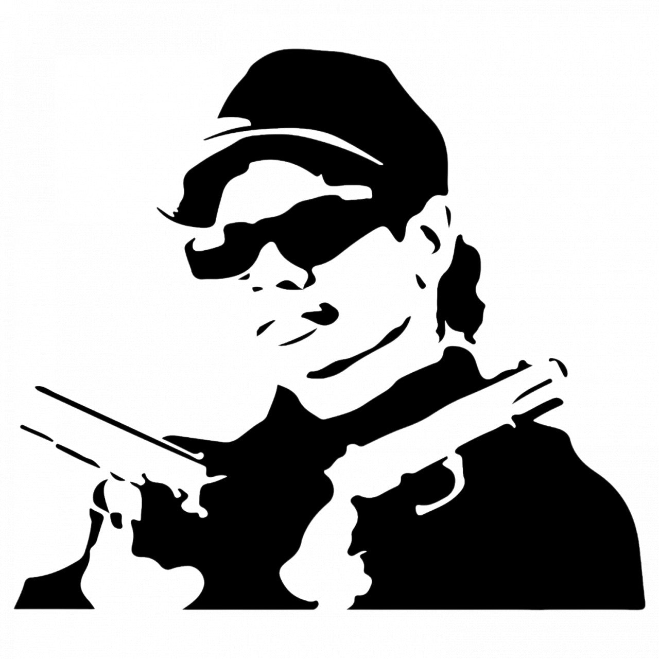 Set 4 bucati, Sticker decorativ, Eazy E, Rezistent la apa, NO9182, 10 cm, Multicolor