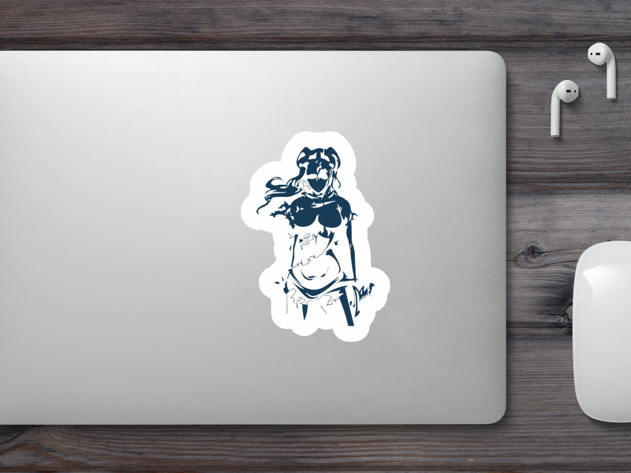 Set 4 bucati, Sticker decorativ, Eclipsing Star Genshin Impact, Rezistent la apa, NO9184, 10 cm, Multicolor