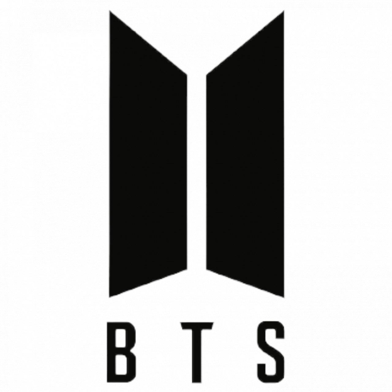 Set 4 bucati, Sticker decorativ, Emblema BTS 2 usi, Rezistent la apa, NO9193, 10 cm, Multicolor