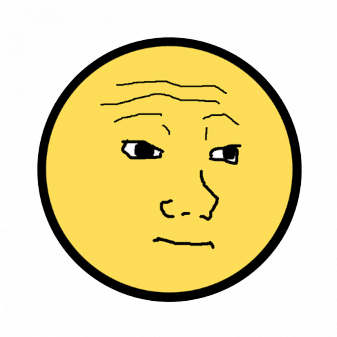 Set 4 bucati, Sticker decorativ, Fata confuza Meme, Rezistent la apa, NO9237, 10 cm, Multicolor