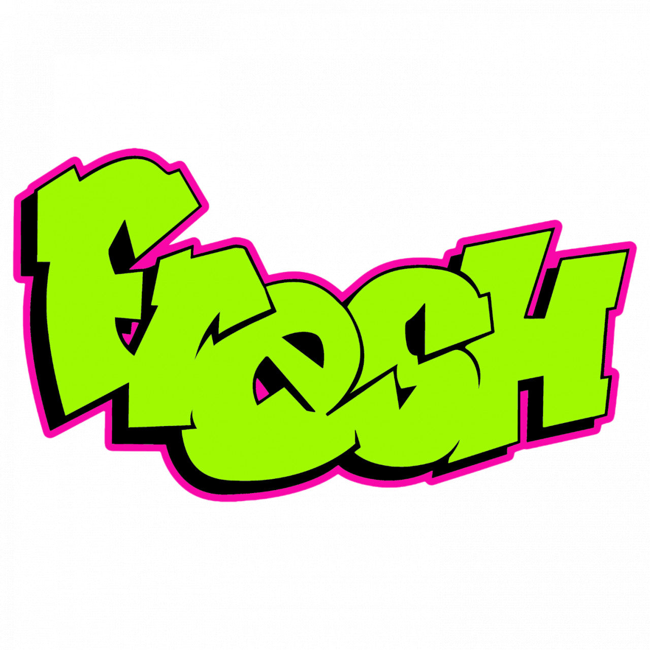 Set 4 bucati, Sticker decorativ, FRESH, Rezistent la apa, NO9352, 10 cm, Multicolor