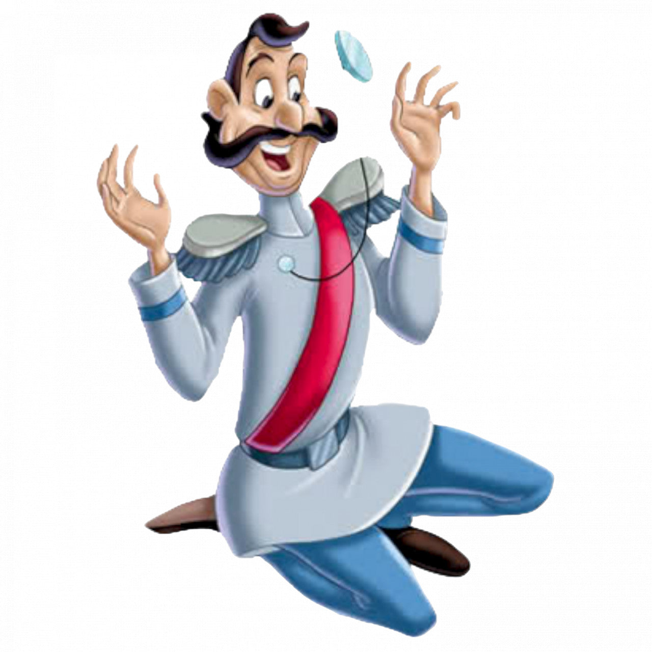 Set 4 bucati, Sticker decorativ, Grand Duke din Cenusareasa, Rezistent la apa, NO9496, 10 cm, Multicolor