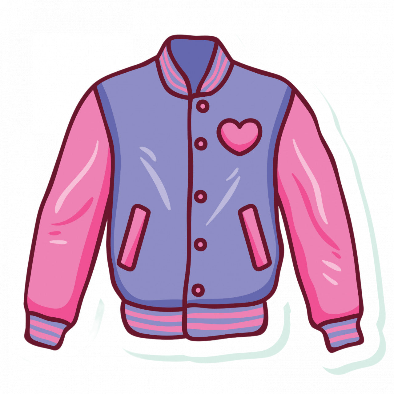 Set 4 bucati, Sticker decorativ, Haina cu inima, Rezistent la apa, NO9542, 10 cm, Multicolor