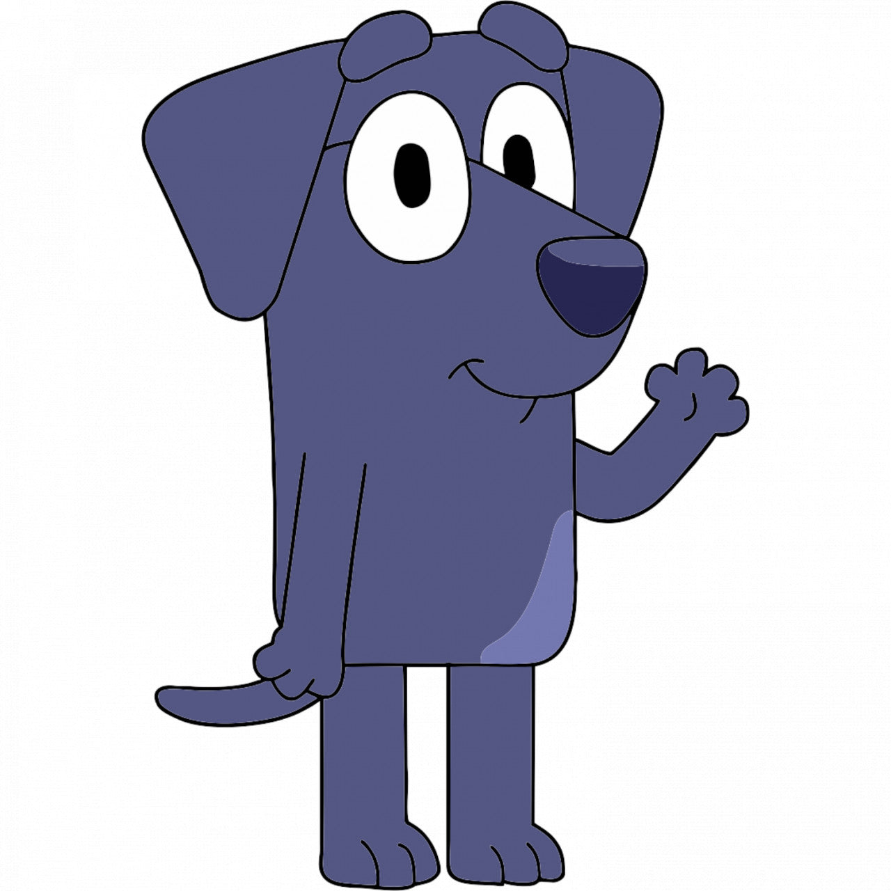 Set 4 bucati, Sticker decorativ, Jean Luc Bluey, Rezistent la apa, NO9796, 10 cm, Multicolor