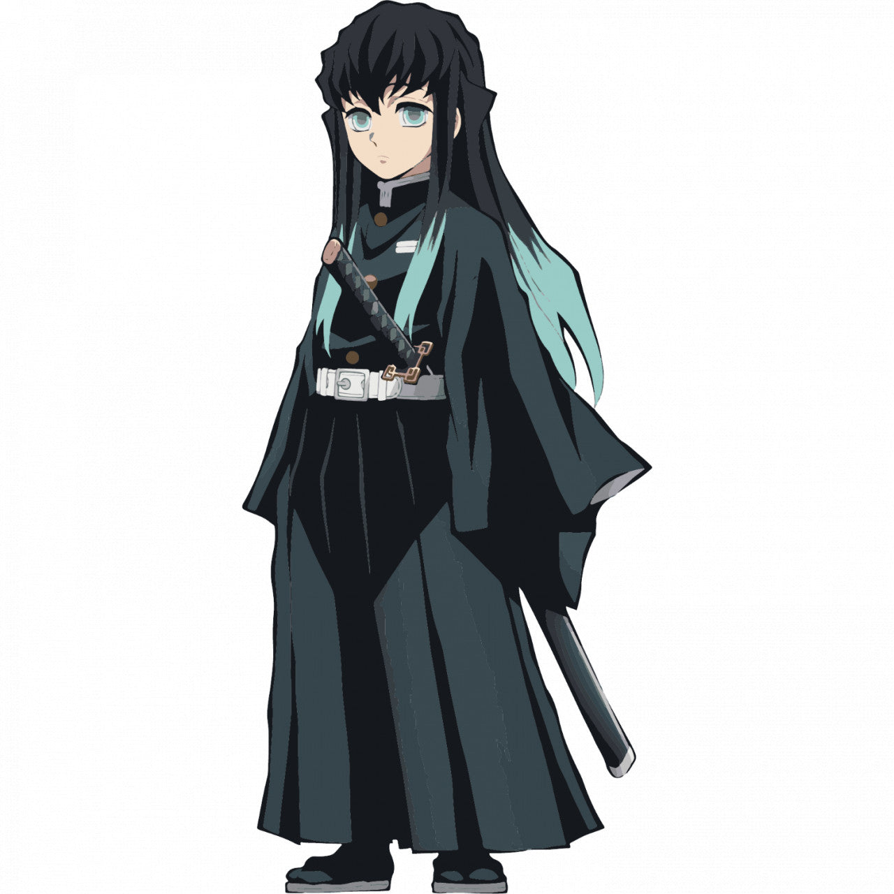 Set 4 bucati, Sticker decorativ, Kanae Kocho Demon Slayer, Rezistent la apa, NO9835, 10 cm, Multicolor